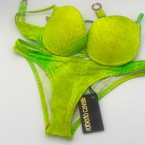 Roberto Cavalli fluorescent green